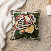  Gold Roos Art Deco Kussen (Deken)