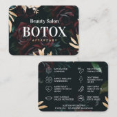 Gold Roos Botox Aftercare Visitekaartje (Voorkant / Achterkant)