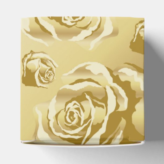 Gold Roos Cadebox Bedankdoosjes (Bovenkant)