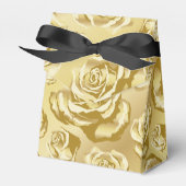 Gold Roos Favor Box Bedankdoosjes (Voorkant Zijde)