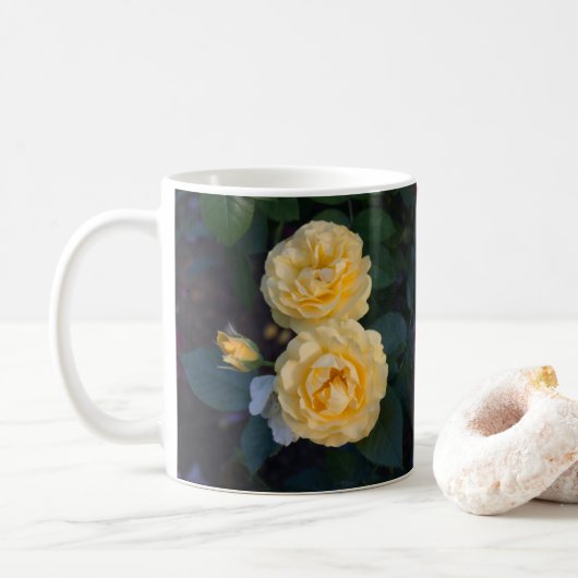 Gold Roos Garden Koffiemok (Met donut)