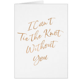 Gold Roos "Ik kan de knoop niet zonder jou stropda