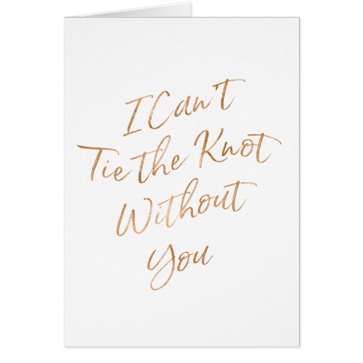 Gold Roos "Ik kan de knoop niet zonder jou stropda (Voorkant)