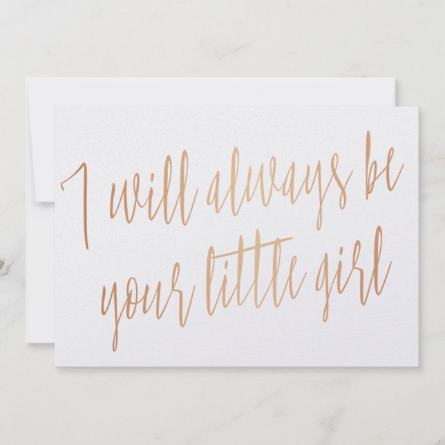 Gold Roos "Ik zal altijd je kleine meisje zijn" (Voorkant)