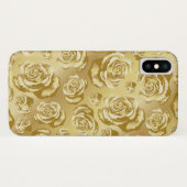 Gold Roos iPhone Case (Achterkant (horizontaal))
