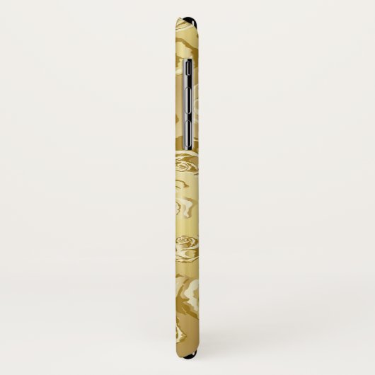 Gold Roos iPhone Case (Achterkant/links)