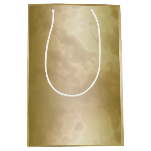 Gold Roos Marble Medium Medium Cadeauzakje (Voorkant)