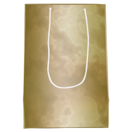 Gold Roos Marble Medium Medium Cadeauzakje (Achterkant)