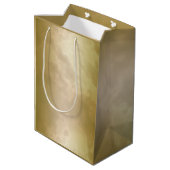 Gold Roos Marble Medium Medium Cadeauzakje (Achterkant Gekanteld)