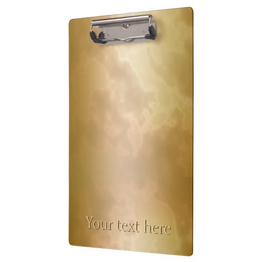Gold Roos Marble Personalized Clip Board Klembord (Links)