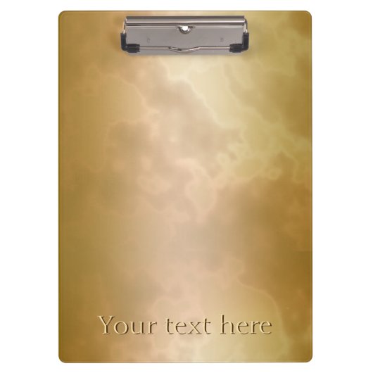 Gold Roos Marble Personalized Clip Board Klembord (Voorkant)