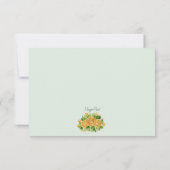 Gold Roos RSVP-kaart RSVP Kaartje (Achterkant)