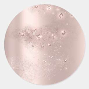 Gold Roos Spark Hartelijk dank, fijn Vrijgezellenf Ronde Sticker