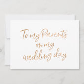 Gold Roos voor mijn ouders Kaart (Voorkant)