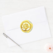 Gold Roos Wax Seal klassiek ronde sticker (Envelop)