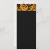 Gold Roos Wedding Kaart (Achterkant)