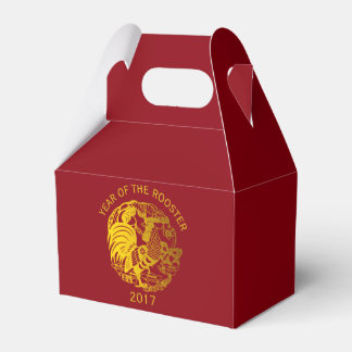 Gold Rooster Chinees aangepaste jaar bedrijfsgunst Bedankdoosjes