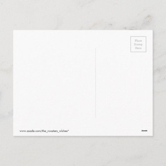 Gold Rooster Year 2017 Greeting in Chinese PostC Feestdagenkaart (Achterkant)