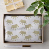 Gold Royal Crowns Sprookjesprinses Baby shower Tissuepapier (Geschenk)