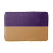 Gold & Royal Paars Stripe Badmat (Voorkant)