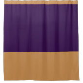 Gold & Royal Paars Stripe Douchegordijn (Voorkant)