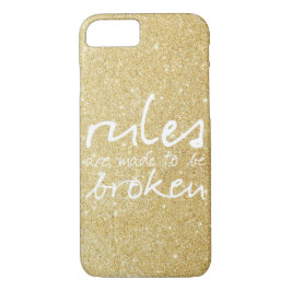 Gold Rules zijn gemaakt voor een gebroken iPhone 7 Case-Mate iPhone Case