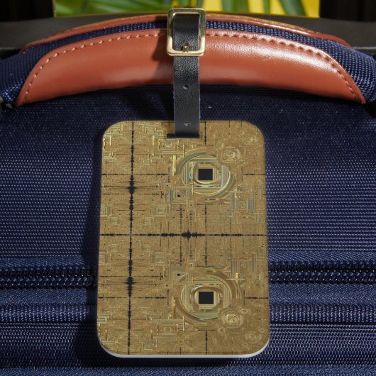 Gold Rush Bagagelabel (Voorkant Insitu 2)