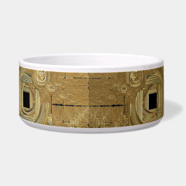 Gold Rush Ceramic Pet Bowl Voerbakje