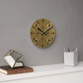 Gold Rush Clock Ronde Klok