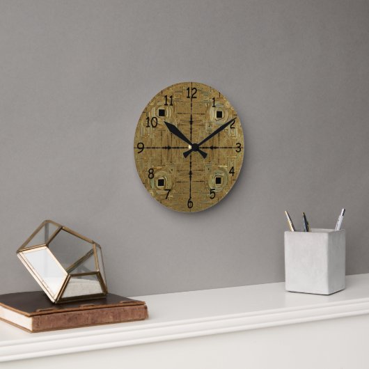 Gold Rush Clock Ronde Klok (Kantoor)