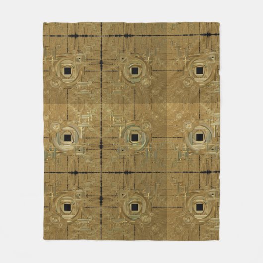 Gold Rush Fleece Blanket (Voorkant)