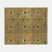 Gold Rush Fleece Blanket (Voorkant (Horizontaal))
