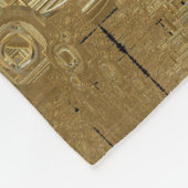 Gold Rush Fleece Blanket (Hoek)