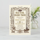 Gold Rush Golden Years Western  pensioen Kaart (Staand voorkant)