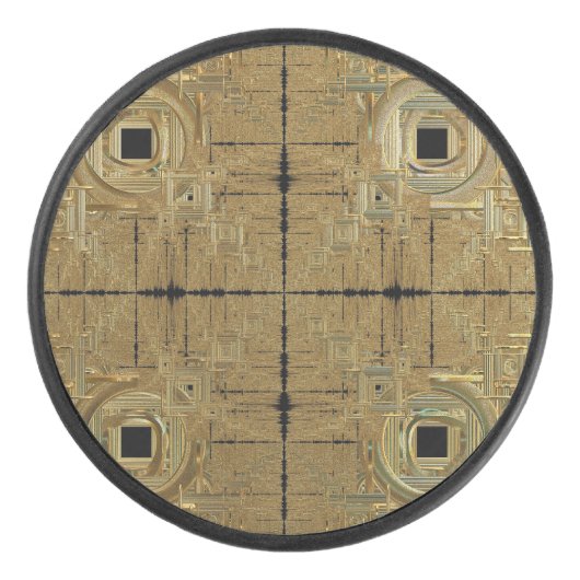 Gold Rush Hockey Puck (Voorkant)