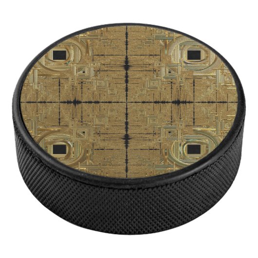 Gold Rush Hockey Puck (3/4)