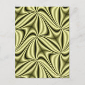 Gold Rush Hologram Fractal Briefkaart (Voorkant)