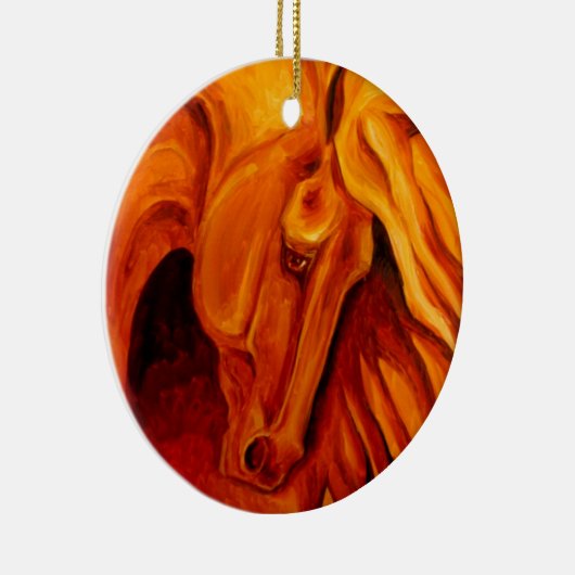 Gold Rush Horse Ornament (Rechts)