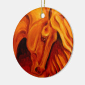 Gold Rush Horse Ornament (Links)