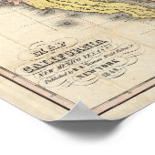 Gold Rush naar Californië Poster (Hoek)