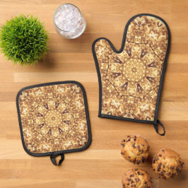 Gold Rush Ovenwant & Pannenlap Set