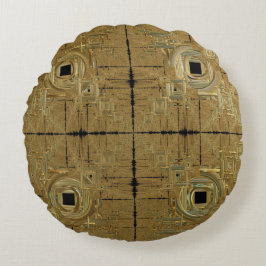 Gold Rush Round Cushion Rond Kussen