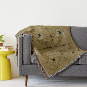 Gold Rush Throw Blanket Deken