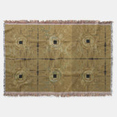 Gold Rush Throw Blanket Deken (Voorkant)