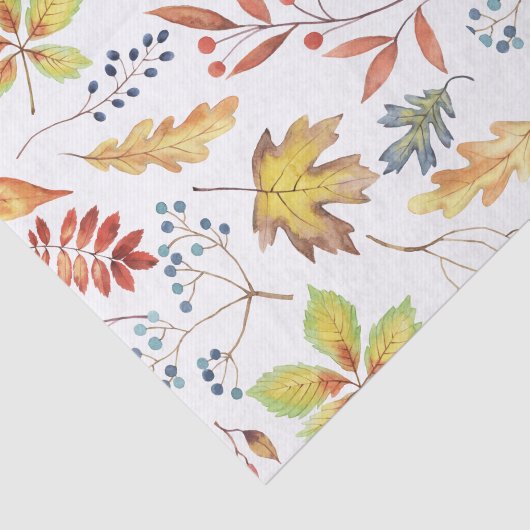 Gold Rust Green herfst leest papier uit (Detail)