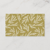 Gold Rustic Hand Lettering Diaper Raffle Kaart (Achterkant)