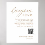 Gold Rustic Honeymoon Fund QR Wishing Well Sign Poster<br><div class="desc">Zeg "ik doe" tegen een moderne bruiloft! Een bruiloft plannen? Je hebt moderne kalligrafie-trouwdagen nodig, trouwtafeldecoraties en minimalistische Calligrafie Wedding Rustic Honeymoon Fund QR Wishing Well Sign. We bieden moderne calligrafische stijlen voor al je behoeften. Orde op Zazzle en ik zal je helpen je gepersonaliseerde ontwerp te creëer op een...</div>