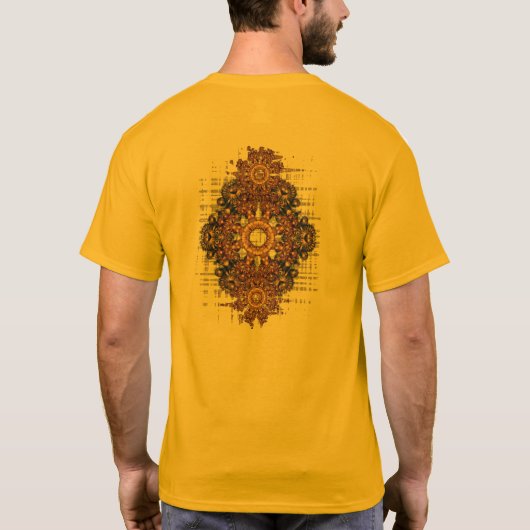 Gold Rustica T-Shirt (Achterkant)