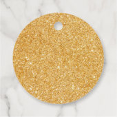 Gold Safari Animal Baby shower Bedankjes Labels (Achterkant)