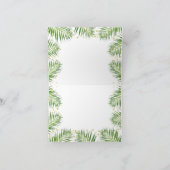 Gold Safari Animals Baby shower Dank u kaart (Binnen)